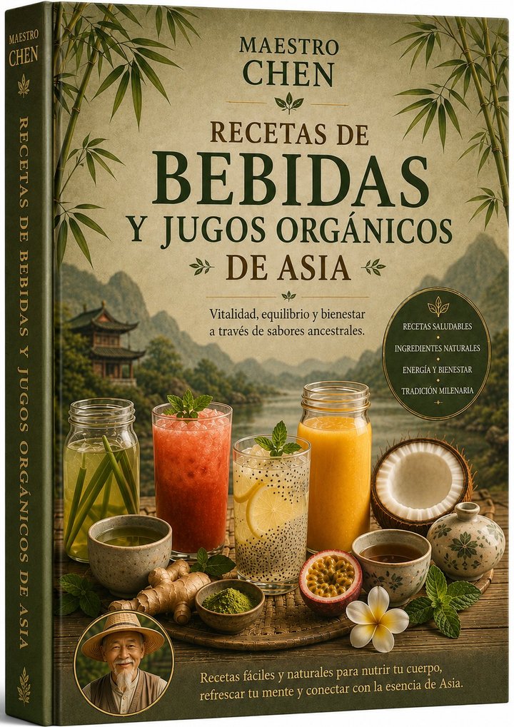 Recetas de Bebidas y Jugos Orgánicos de Asia